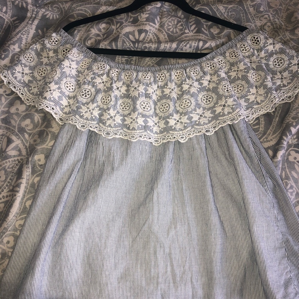 off the shoulder blouse
